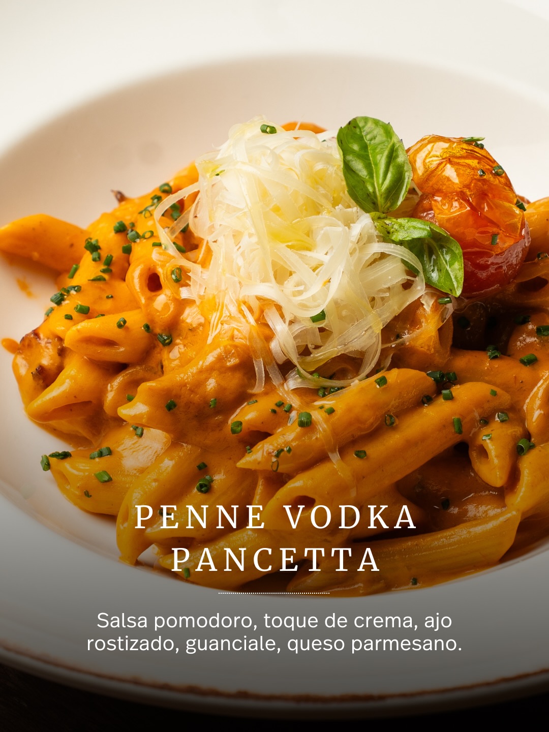 Penne Vodka Pancetta